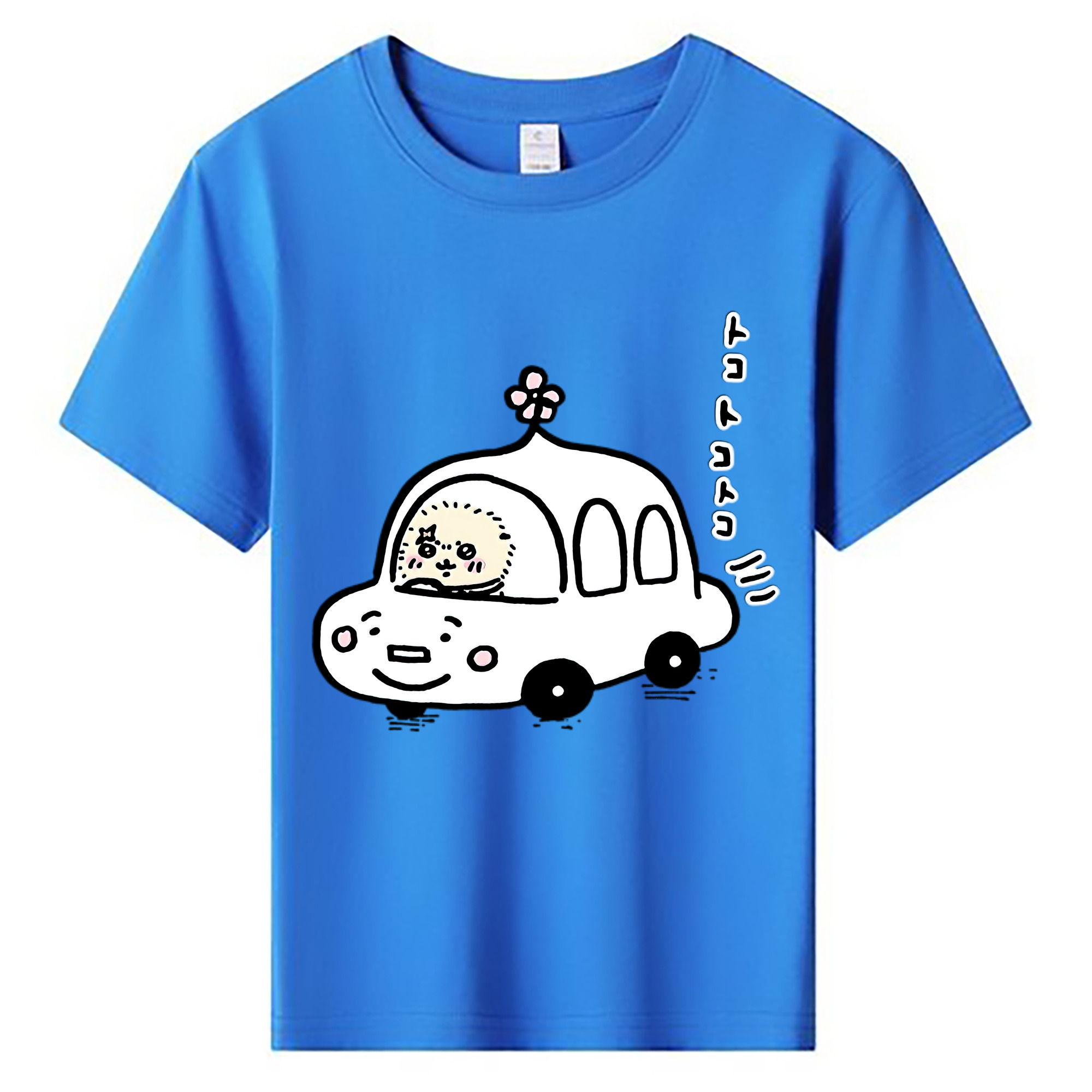 （画像用） ちいかわ ラッコ Chii-kawa Sea otter 綿100％キッズTシャツ（フロントプリント）